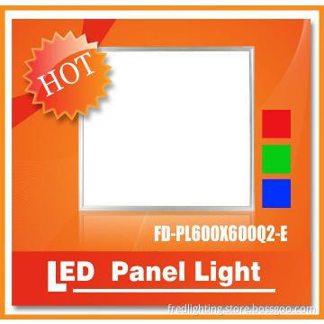 RGB 600x600 led panel light  2 edges shine